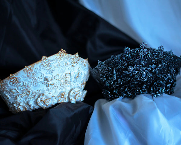 Black or White Cathedral gothic statement crown