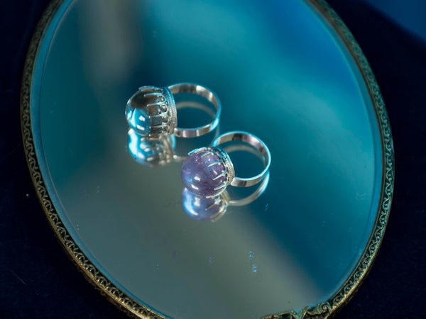 Orbuculum Crystal ball ring